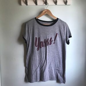 YASSS! Ringer Tee